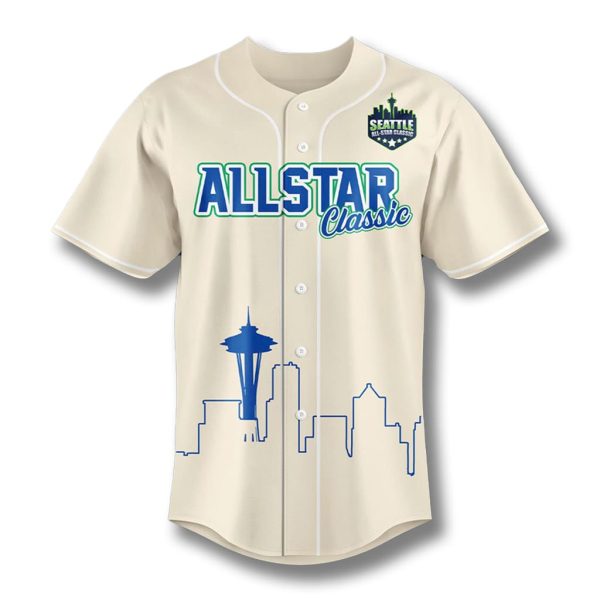 2025 Seattle Seahawks All Star Classic Cream Jersey 2