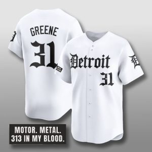 Detroit Tigers Gothic White Edition Vapor Jersey 1