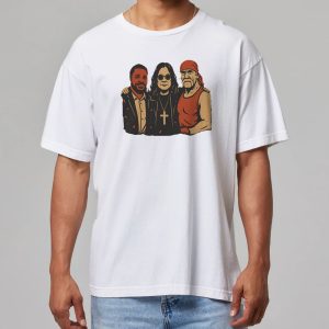 Hulk Hogan Ozzy Osbourne Malcolm Jamal Warner Shirt 10