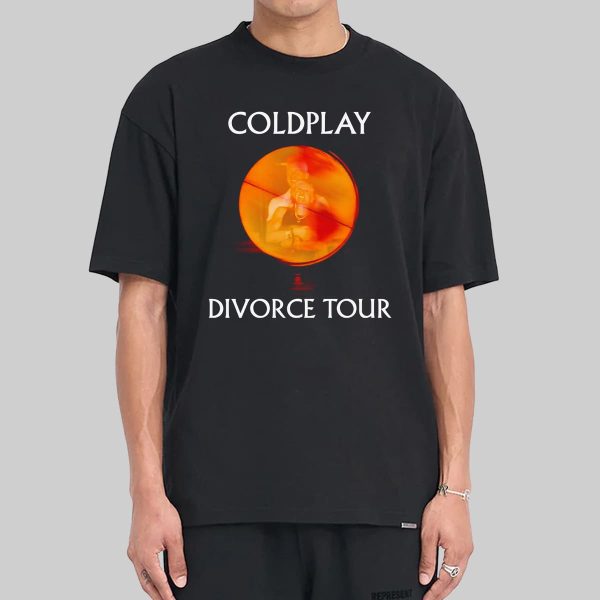 Andy Byron Kristin Cabot Coldplay Divorce Tour Shirt 12