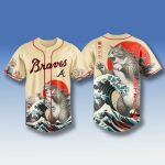 Atlanta Braves Japan Catzilla Jersey