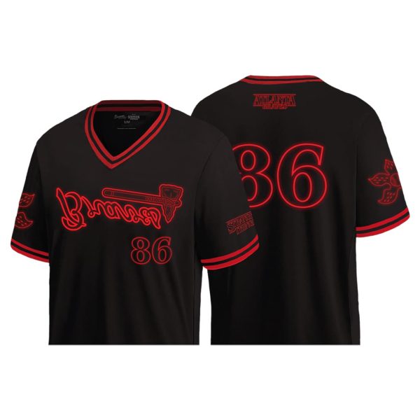 Atlanta Braves x Stranger Things 2025 Jersey Giveaway 2
