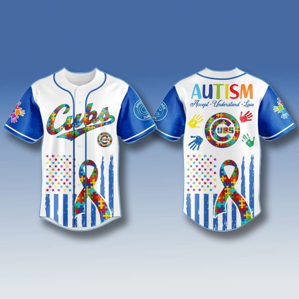 Chicago Cubs Autism Awareness Month Jersey 2025 1
