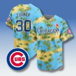 Chicago Cubs Parrot Summer Hawaiian Jersey 2025