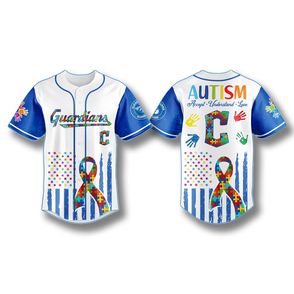 Cleveland Guardians Autism Awareness Month Jersey 2025 Cleveland Guardians Autism Awareness Month Jersey 2025