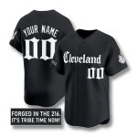 Cleveland Indians Gothic Black Edition Vapor Jersey
