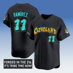 Cleveland Indians Graffiti Style Vapor Limited Jersey
