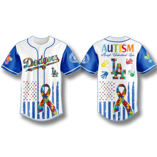 Dodgers Autism Awareness Month 2025 Jersey 1