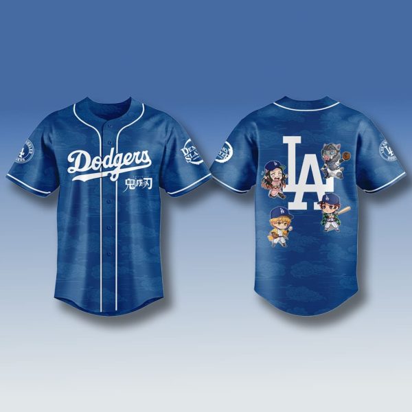 Dodgers Kimetsu no Yaiba Jersey 2025