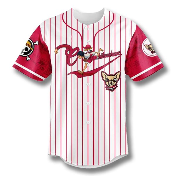 El Paso Chihuahuas x One Piece Straw Hat Luffy Jersey 2025
