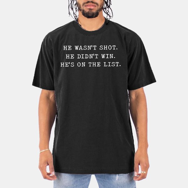 Epstein Hes On The List Shirt 10