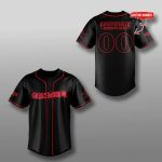 Fayetteville Woodpeckers Stranger Things Night Jersey 2025