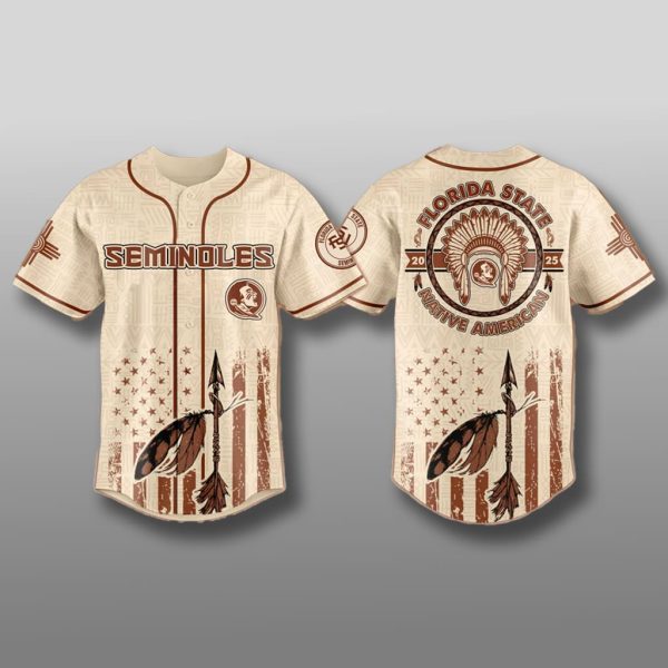 Florida State Seminoles x Native American Heritage Month Jersey 2025 1