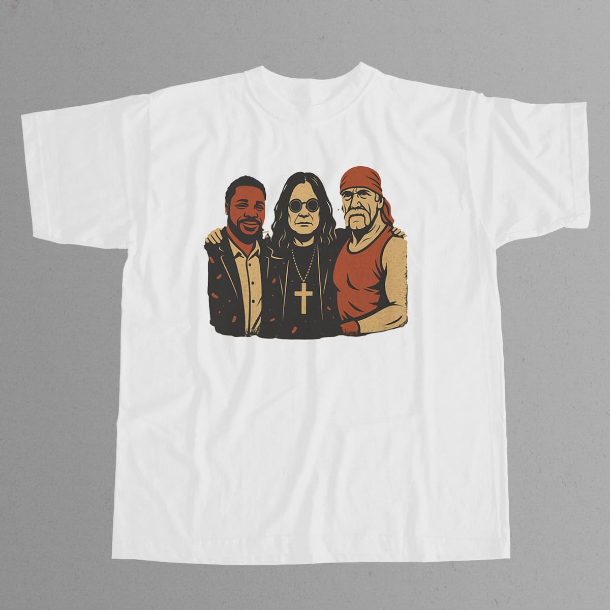Hulk Hogan Ozzy Osbourne Malcolm Jamal Warner Shirt 12 Hulk Hogan Ozzy Osbourne Malcolm Jamal Warner Shirt 12