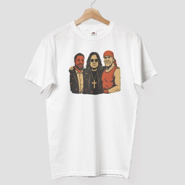Hulk Hogan Ozzy Osbourne Malcolm Jamal Warner Shirt 8