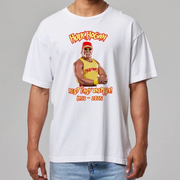Hulk Hogan Rest Easy Brother 1953 2025 Shirt 10