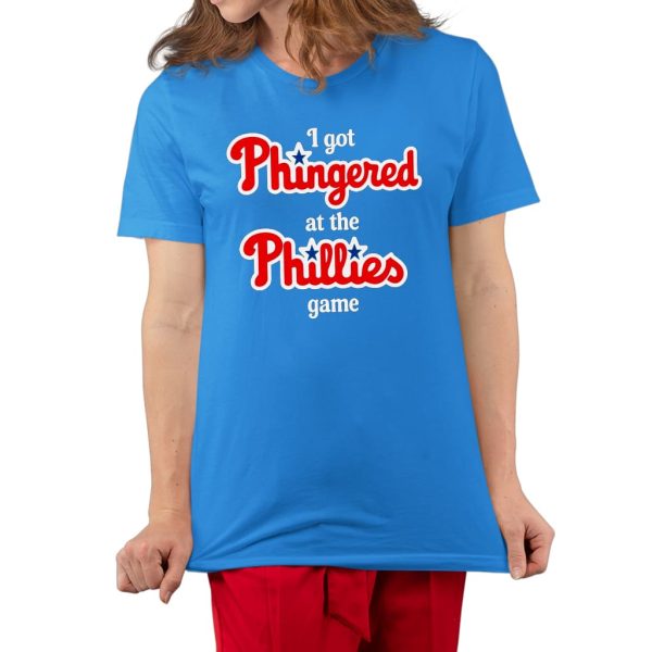 I Got Phingered At The Phillies Game Shirt 3