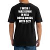 I Wish Down In Hell Doing Drugs With Ozzy Osbourne Shirt 7