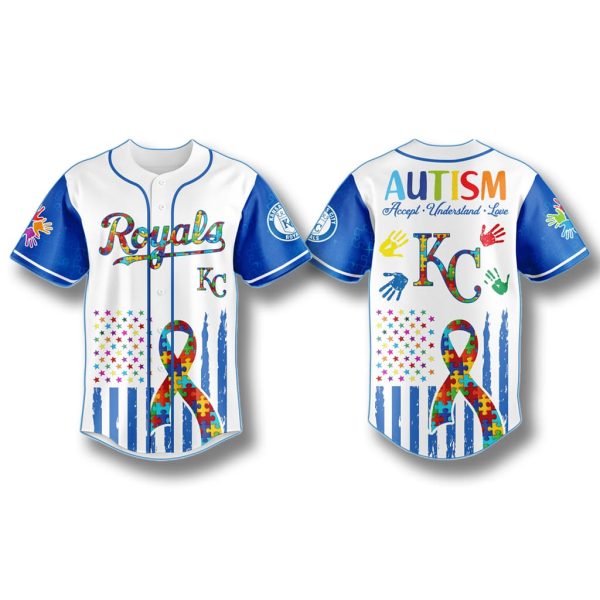 Kansas City Royals Autism Awareness Month Jersey 2025