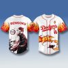 LA Dodgers Demon Slayer Kyojuro Rengoku Jersey 2025