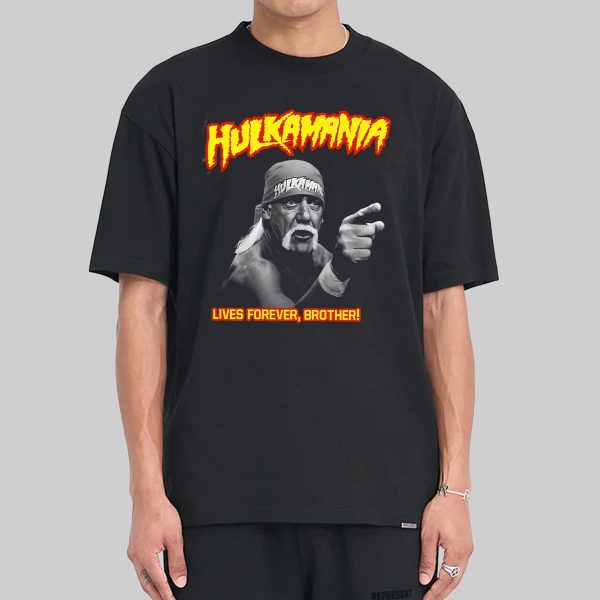Lives Forever Brother Hulkamania Shirt 10