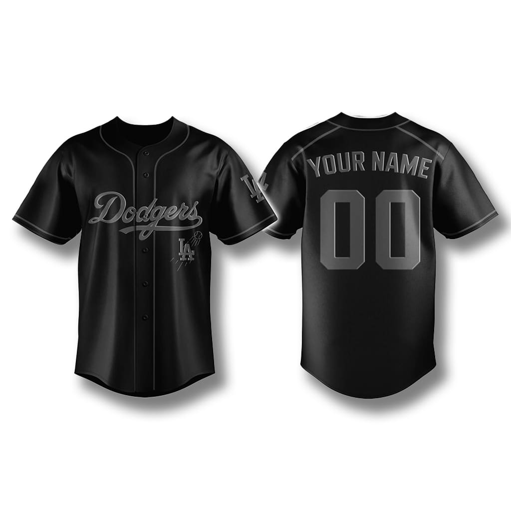 Los Angeles Dodgers Black Lights Out Jersey 2025 2 Los Angeles Dodgers Black Lights Out Jersey 2025 2