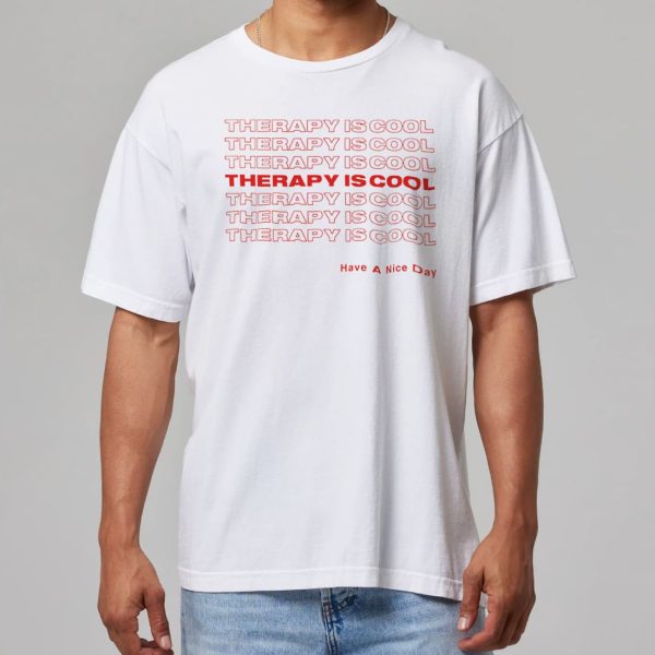 Luke Broderick Therapy Is Cool Shirt 11