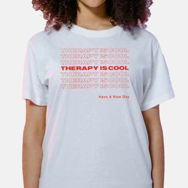 Luke Broderick Therapy Is Cool Shirt 6
