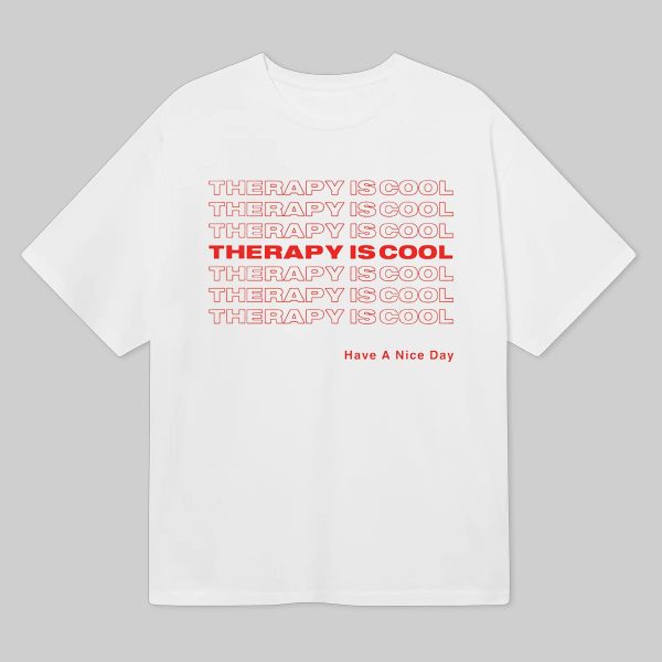Luke Broderick Therapy Is Cool Shirt 8