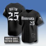 Minnesota Twins Gothic Black Edition Jersey