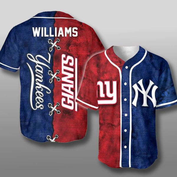 New York Yankees x NY Giants Jersey 1