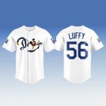 One Piece Luffy Dodgers Jersey 2025