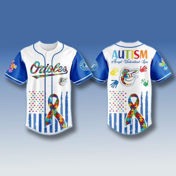 Orioles Autism Awareness Month Jersey 2025