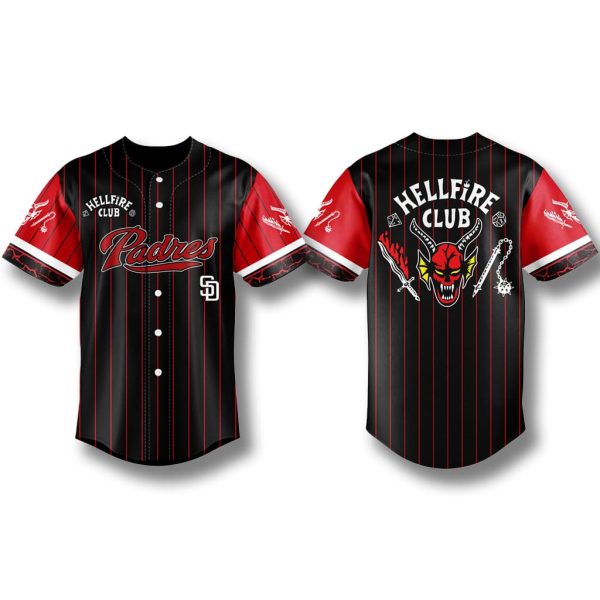 Padres x Hellfire Club Stranger Things Jersey 2025 1