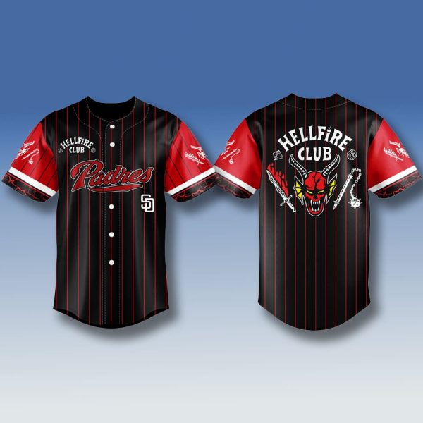 Padres x Hellfire Club Stranger Things Jersey 2025