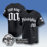 Phillies Retro Gothic Black Edition Jersey