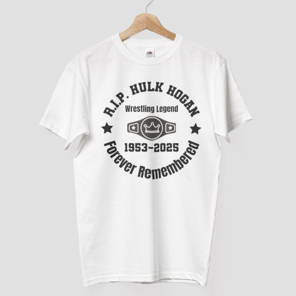 RIP Hulk Hogan Wrestling Legend Forever Shirt 8