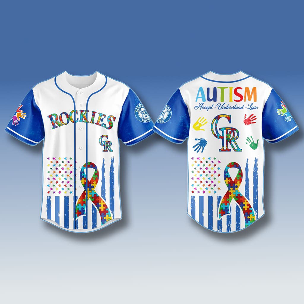 Rockies Autism Awareness Month Jersey 2025 Rockies Autism Awareness Month Jersey 2025