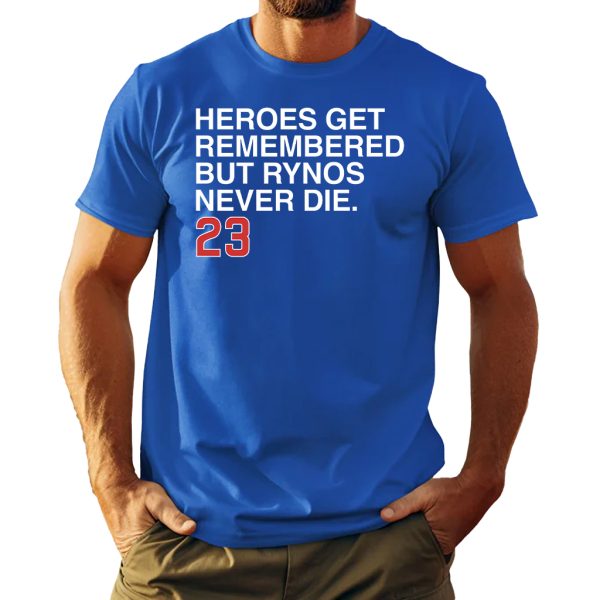 Ryne Sandberg Rynos Never Die 23 Shirt 1