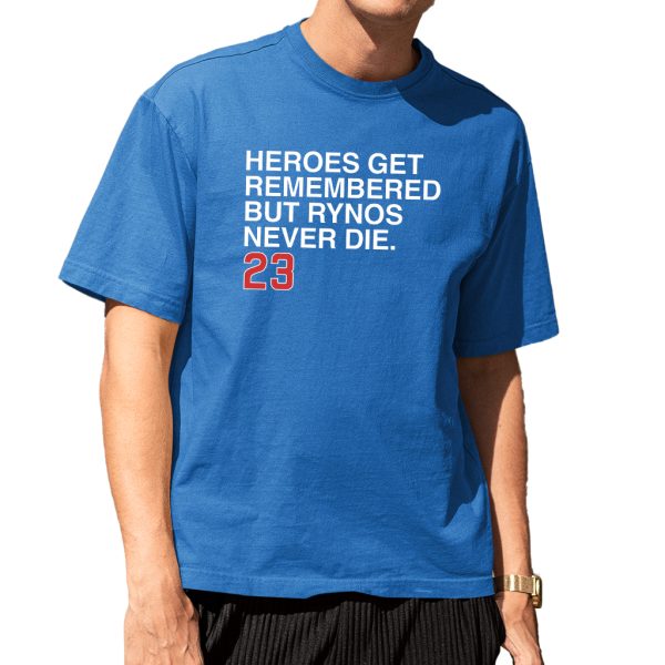 Ryne Sandberg Rynos Never Die 23 Shirt 6