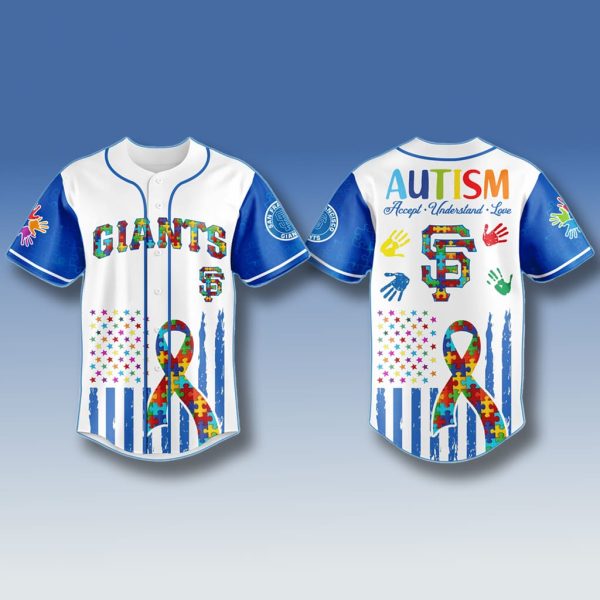 SF Giants Autism Awareness Month Jersey 2025