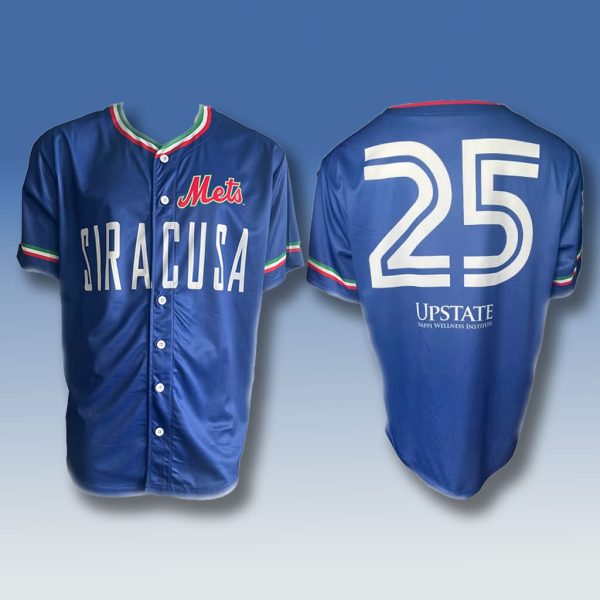 Syracuse Mets Italian Night Jersey Giveaway 2025 1