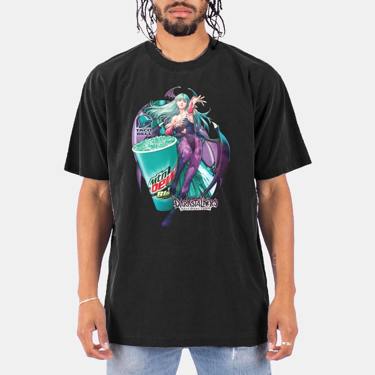 Taco Bell Baja Blast Darkstalkers Resurrection Shirt 9 Taco Bell Baja Blast Darkstalkers Resurrection Shirt 9