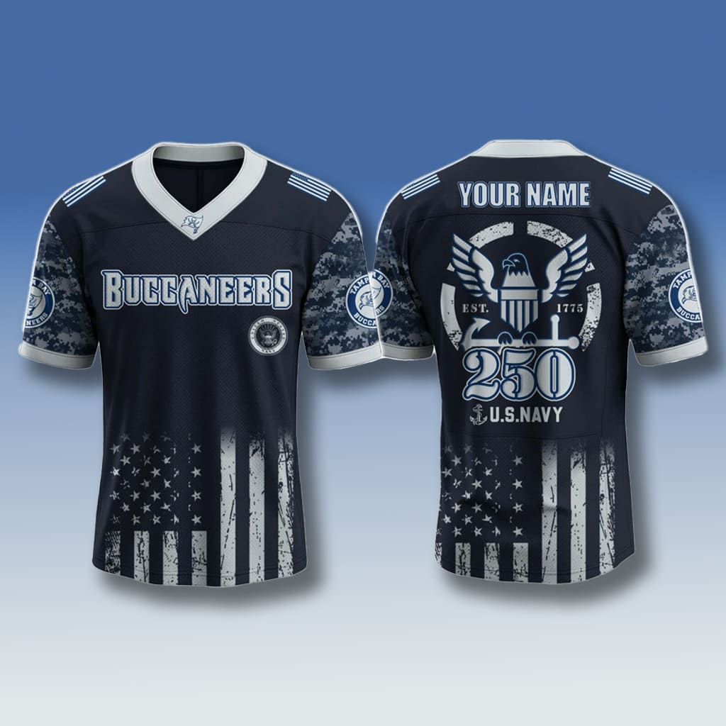Tampa Bay Buccaneers US Navy 250th Anniversary Jersey Tampa Bay Buccaneers US Navy 250th Anniversary Jersey