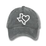 Texas Strong Heart Embroidered Hat