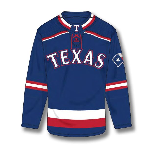 Texas Rangers Hockey Jersey Giveaway 2025 1