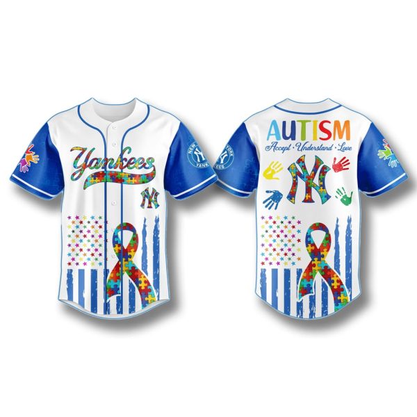 Yankees Autism Awareness Month Jersey 2025 1