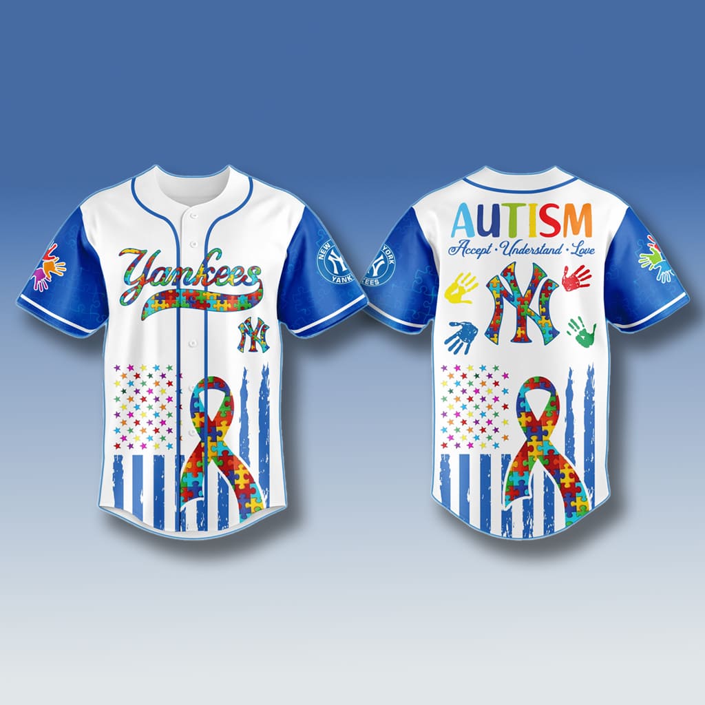 Yankees Autism Awareness Month Jersey 2025 Yankees Autism Awareness Month Jersey 2025