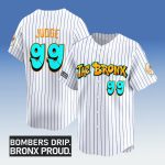 Yankees Graffiti Bronx White Stripe Edition Jersey