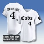 Chicago Cubs White Gothic Edition Jersey